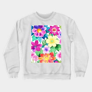 Floral Crewneck Sweatshirt